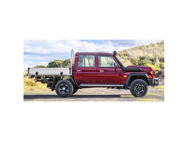 トヨタ『ランドクルーザー70』、表情一新…豪州はピックアップトラック