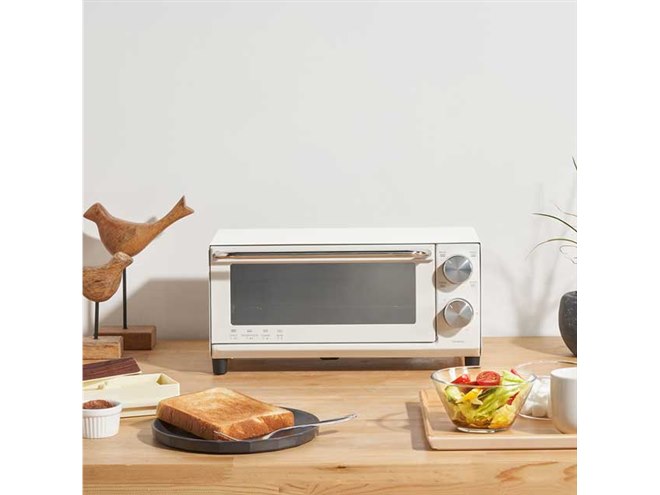 ツインバード、高さ17cmのロースタイル設計を採用したオーブン