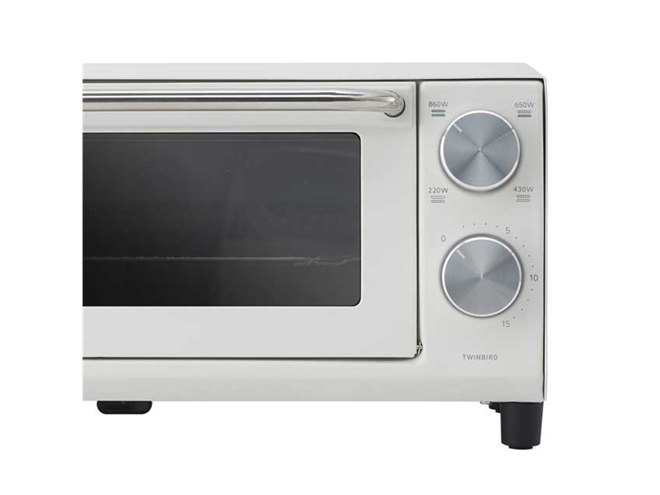 ツインバード、高さ17cmのロースタイル設計を採用したオーブン