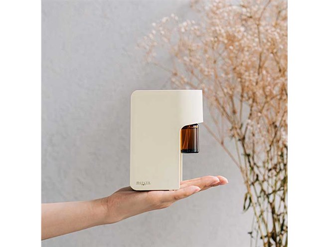 mercyu、間接照明としても使えるネブライザー式アロマディフューザー