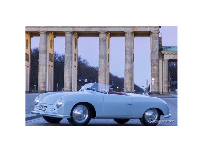 ポルシェ、1088馬力のEVスピードスター提案…スポーツカー誕生75周年を