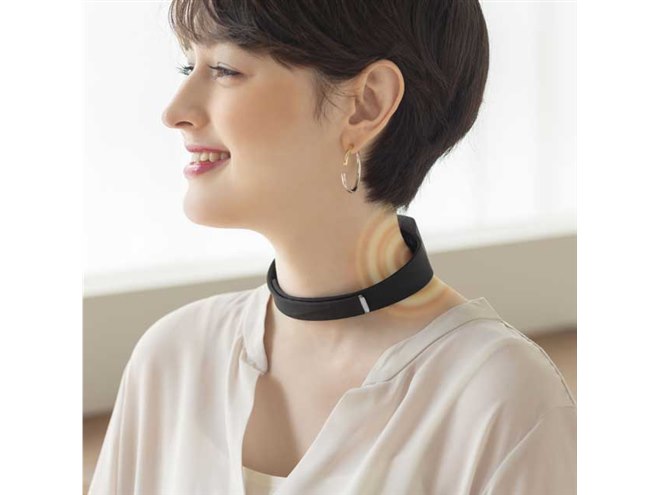 アテックス、チョーカー感覚で装着できる「低周波治療器 ネック アテックス、チョーカー感覚で装着できる「低周波治療器 ネック