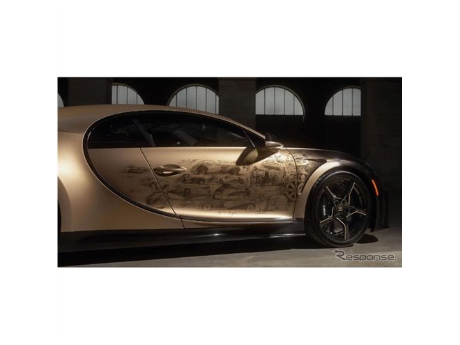 ブガッティの黄金時代の名車45台、手書きのスケッチで表現…1台限りの