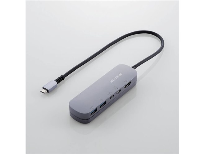 エレコム、データ通信用USB Type-Cポート搭載のマグネット付き