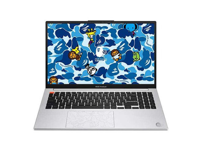 【BAPE×ASUS特別コラボ】 ASUS ノートパソコン15.6インチ ASUS、「BAPE」とコラボした15.6型有機ELノートPCを8/18発売
