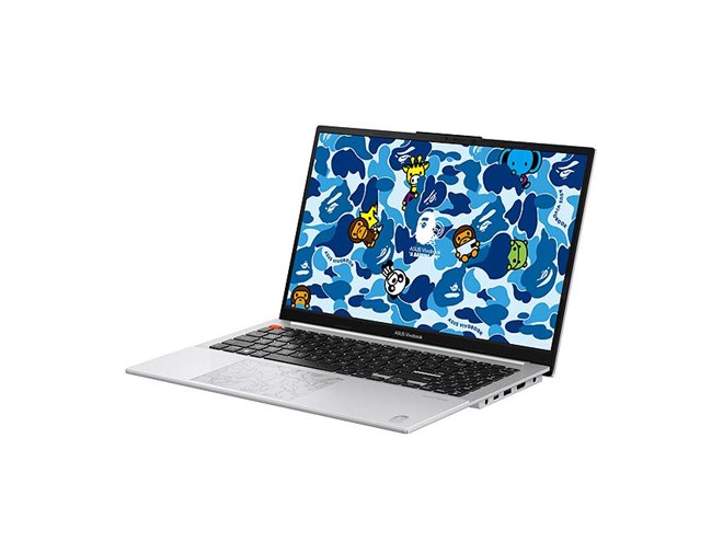 【BAPE×ASUS特別コラボ】 ASUS ノートパソコン15.6インチ ASUS、「BAPE」とコラボした15.6型有機ELノートPCを8/18発売
