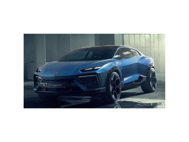 ランボルギーニ初のEV、パワーは1360馬力以上…コンセプトカー
