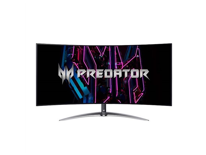 【中古】Acer Predator 44.5インチ OLED モニター エイサー、有機ELパネル採用の44.5型湾曲ゲーミングモニター