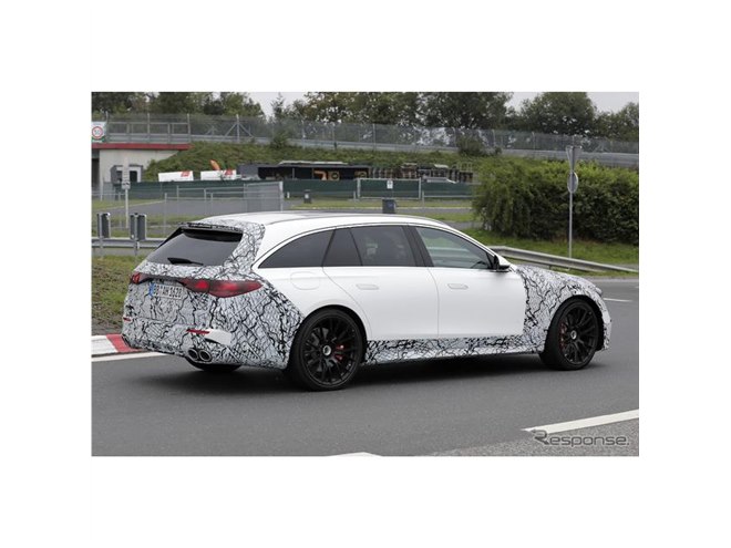 F1ゆずりの最強電動ターボ搭載か!? メルセデスAMG『E53ワゴン』新型