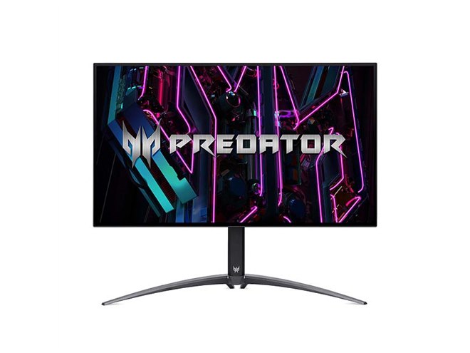 エイサー、有機ELパネル採用の26.5型ゲーミングモニター