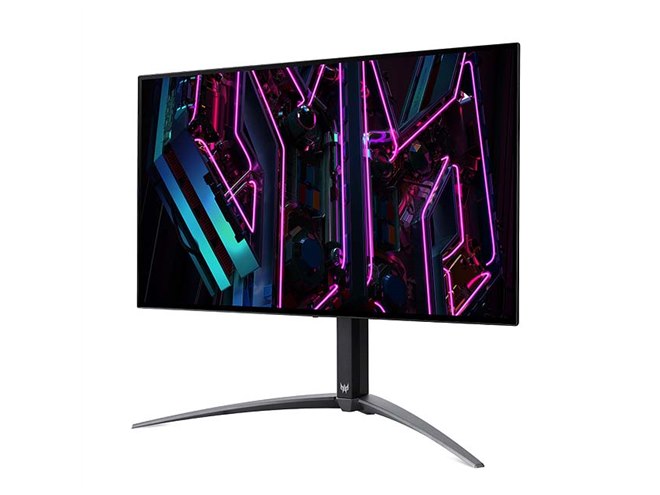 エイサー、有機ELパネル採用の26.5型ゲーミングモニター エイサー、有機ELパネル採用の26.5型ゲーミングモニター