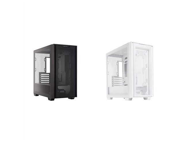 ASUS、メッシュ素材や強化ガラスを採用したPCケース「A21 Case