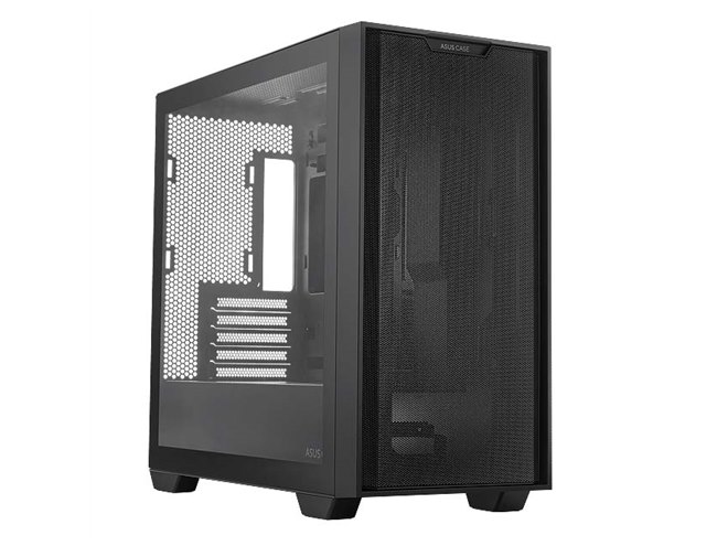ASUS、メッシュ素材や強化ガラスを採用したPCケース「A21 Case