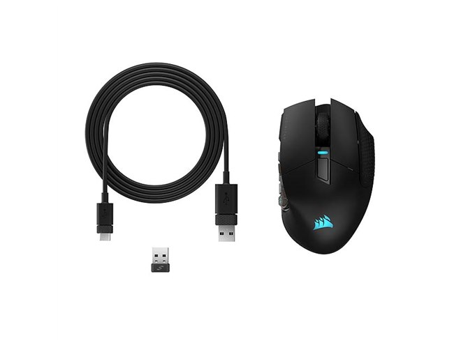 マウス・トラックボール CORSAIR SCIMITAR ELITE WIRELESS SCIMITAR ELITE WIRELESS SE MMO Gaming Mouse – Black & Yellow