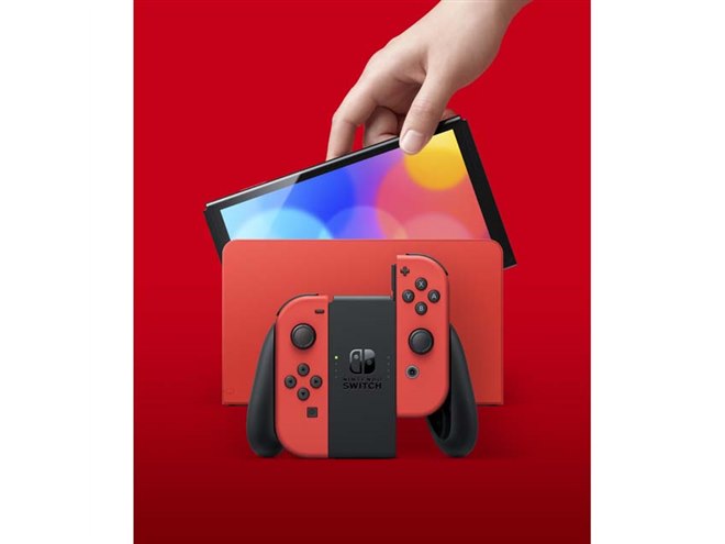 任天堂、“マリオの赤”がモチーフの「Nintendo Switch（有機ELモデル） マリオレッド」 - 価格.com