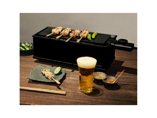 調理中の煙を約81％軽減、卓上で炉端焼きを楽しめる「DINING炉端