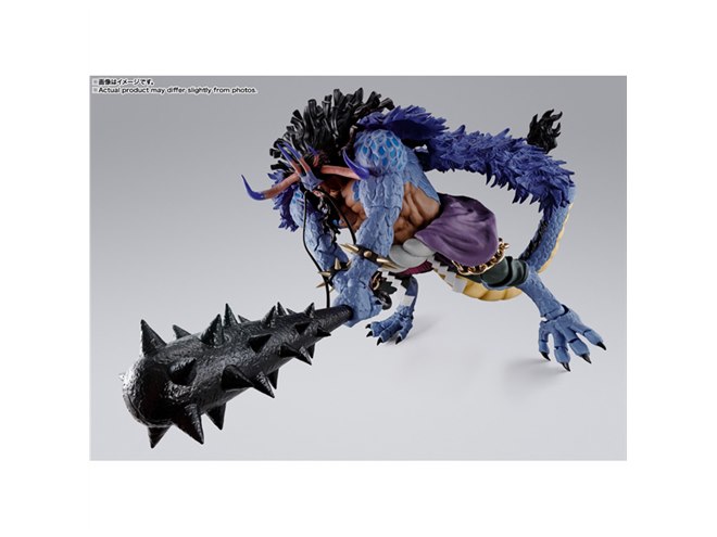 百獣のカイドウ」が全高約245mmでS.H.Figuarts化、5種類の表情