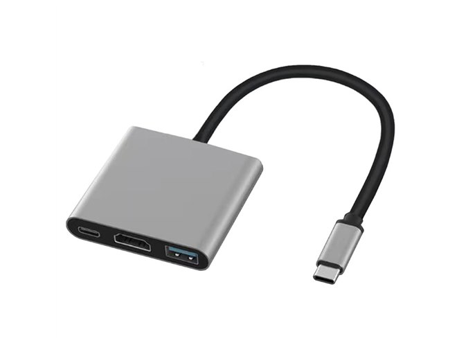 1,628円、データ伝送/PD充電/映像出力に対応する「3in1Type-C