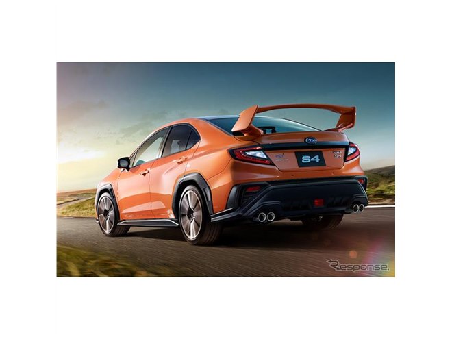 スバル『WRX S4』に待望の「大型リヤスポイラー」が復活！ - 価格.com