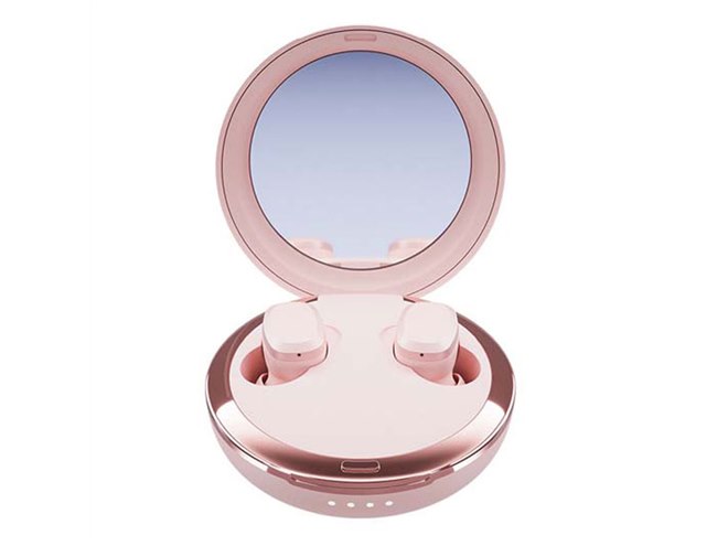 Happy Plugs、ミラー装備の充電ケースが付属した完全ワイヤレス