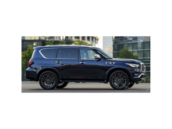 インフィニティ『QX80』、400馬力V8搭載の最上位SUV…2024年型を米国
