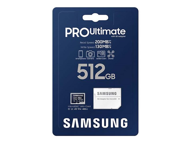 サムスン、リード最大200MB/sのmicroSDXCカード「PRO Ultimate