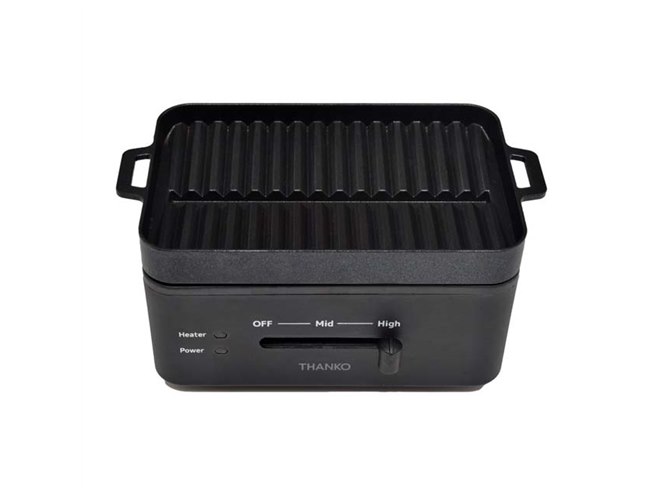 ひとり焼き肉用の「ソログリル」が発売、傾斜した波型プレートで余分な