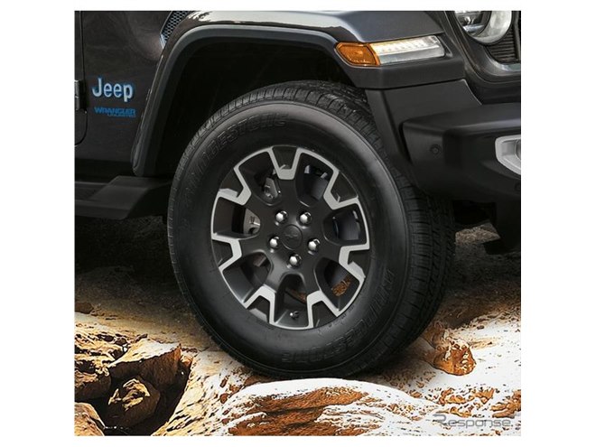 ①本目★新車外し！2024年式 ジープ　 ラングラー 純正タイヤ JL型 新車外し2024年モデルJeep JLラングラー 純正タイヤホイール5本