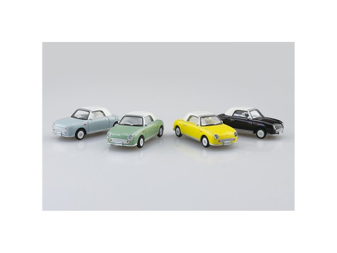 80～90年代のレトロな日産車3種が1/64ミニカーコレクションに、10,560