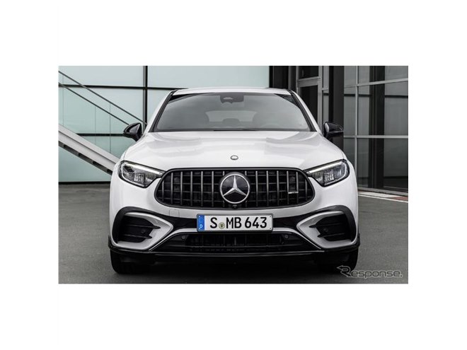 メルセデスAMG『GLCクーペ』新型に「43」を設定、電動ターボは421馬力