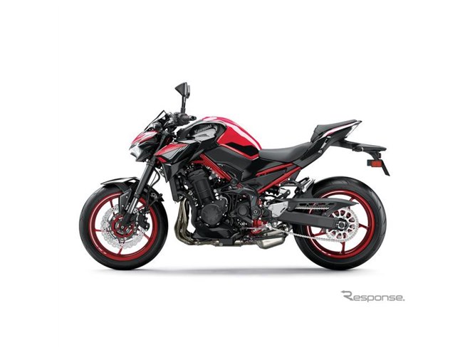 カワサキ『Z900』、新色の2024年モデル発売へ…オーリンズショック装着