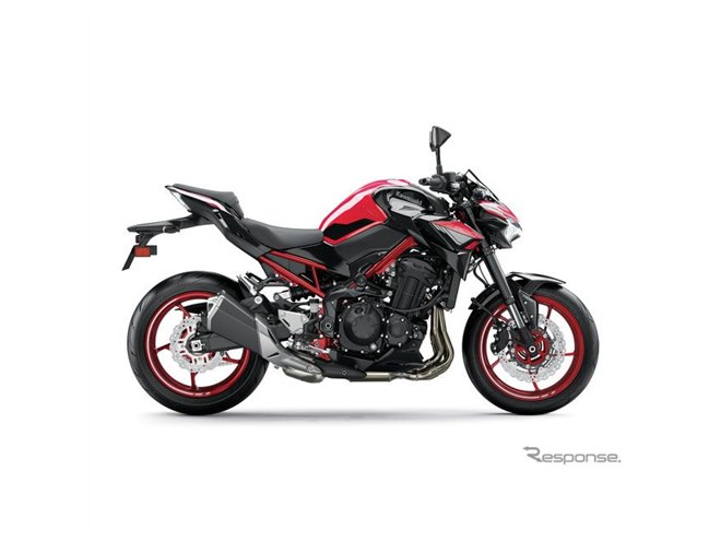 カワサキ『Z900』、新色の2024年モデル発売へ…オーリンズショック装着