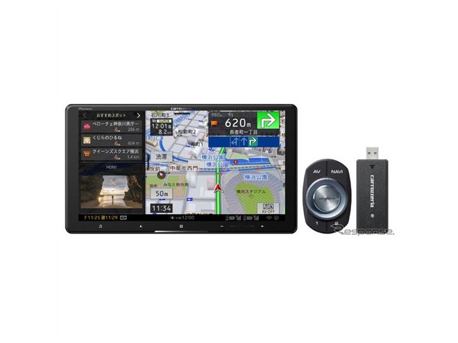 カロッツエリアナビ AVIC-CQ912ZP02-DC カロッツェリアがサイバーナビ8機種を発売…オンライン対応、音質を