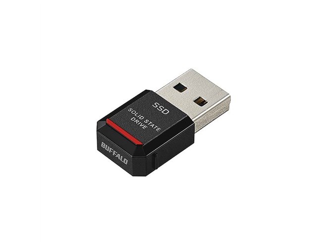 新品バッファローUSB ポータブルSSD 1TB BUFFALO 1000GB バッファロー、挿したままにできるポータブルSSDの1TBモデル