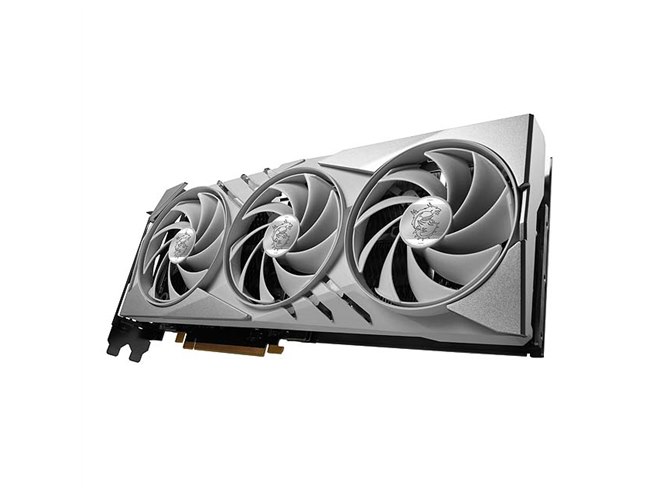 MSI RTX4060Ti 16GB 白グラボ MSI、ホワイトで統一した「GeForce RTX 4060 Ti」搭載ビデオ