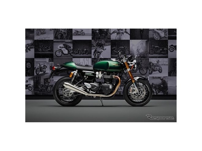 トライアンフ スラクストン1200RS ファイナル 純正 タンク 新車外し トライアンフのカフェレーサー『スラクストン』、ファイナル