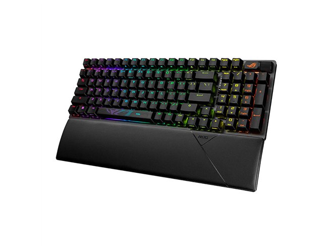 ASUS、ROG NX Snow軸を採用したキーボード「ROG Strix Scope II 96