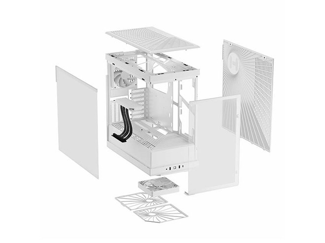 HYTE、2面パノラマ強化ガラス搭載PCケースの限定カラーモデル