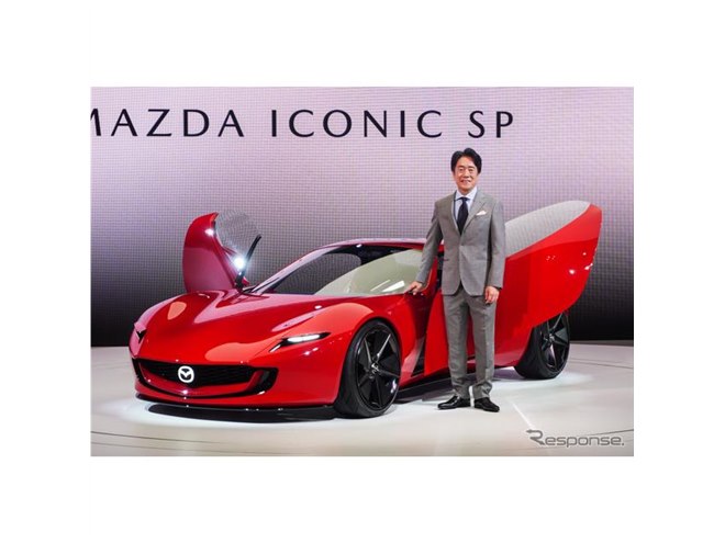 MAZDA ICONIC SP 1/43 モデルカー ヴィオラレッド MAZDA ICONIC SP 1/43 モデルカー ヴィオラレッド 模型・プラモデル