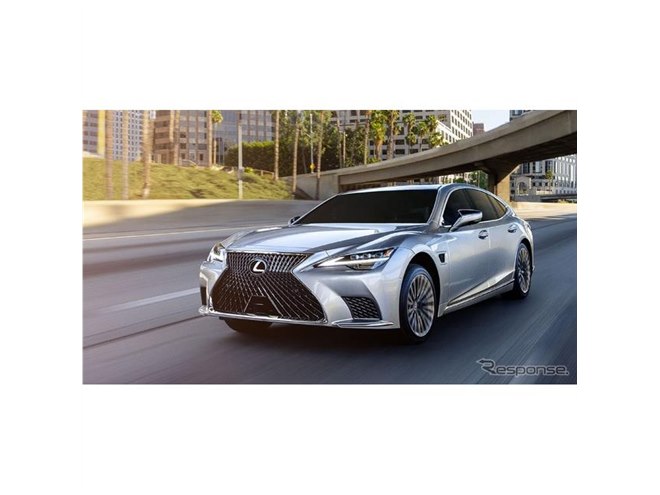 レクサス LS、「レベル2」の自動運転が可能に…2024年モデルを米国発表
