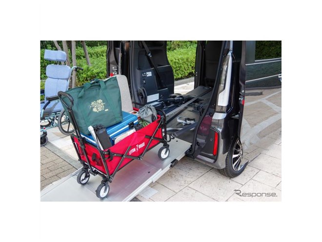 ホンダN-BOX+ 福祉車両　純正車いすアルミスロープ 車いす仕様車キット│N BOX +（2013年11月終了モデル）│Honda