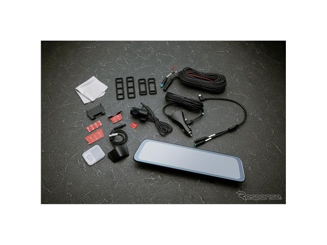 2カメラドラレコ搭載のデジタルインナーミラー、画質や精度向上の新