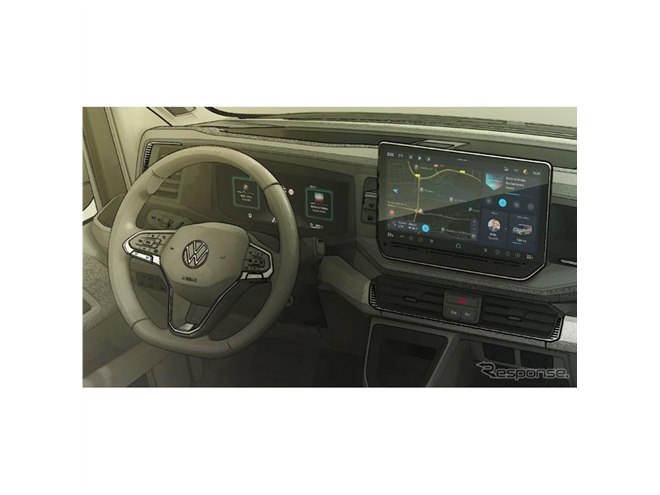 ID.Buzz』のデジタルコックピット採用へ、VWの主力商用車に改良