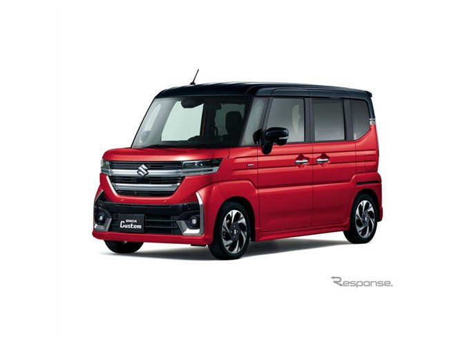 スズキ スペーシア 新型】後席居住性が大幅向上、安全性能も進化