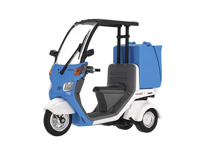 Hondaの三輪スクーター「ジャイロキャノピー」の公式ミニチュア