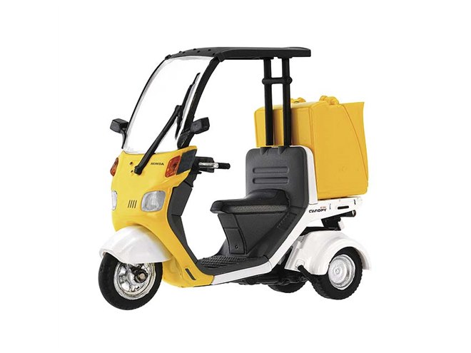 Hondaの三輪スクーター「ジャイロキャノピー」の公式ミニチュア