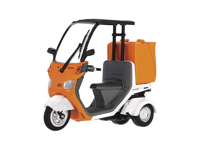 Hondaの三輪スクーター「ジャイロキャノピー」の公式ミニチュア