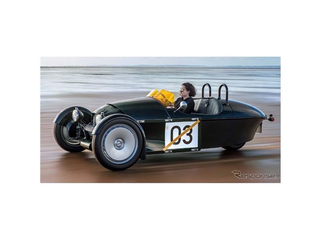3輪スポーツカーのモーガンから限定車、ピニンファリーナと共同開発