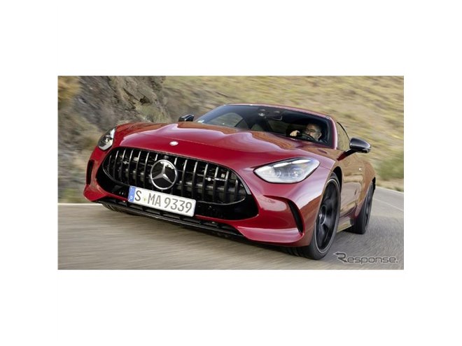 メルセデスAMG GT 新型、585馬力の高性能2ドアクーペ…新写真を公開