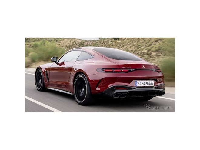 メルセデスAMG GT 新型、585馬力の高性能2ドアクーペ…新写真を公開